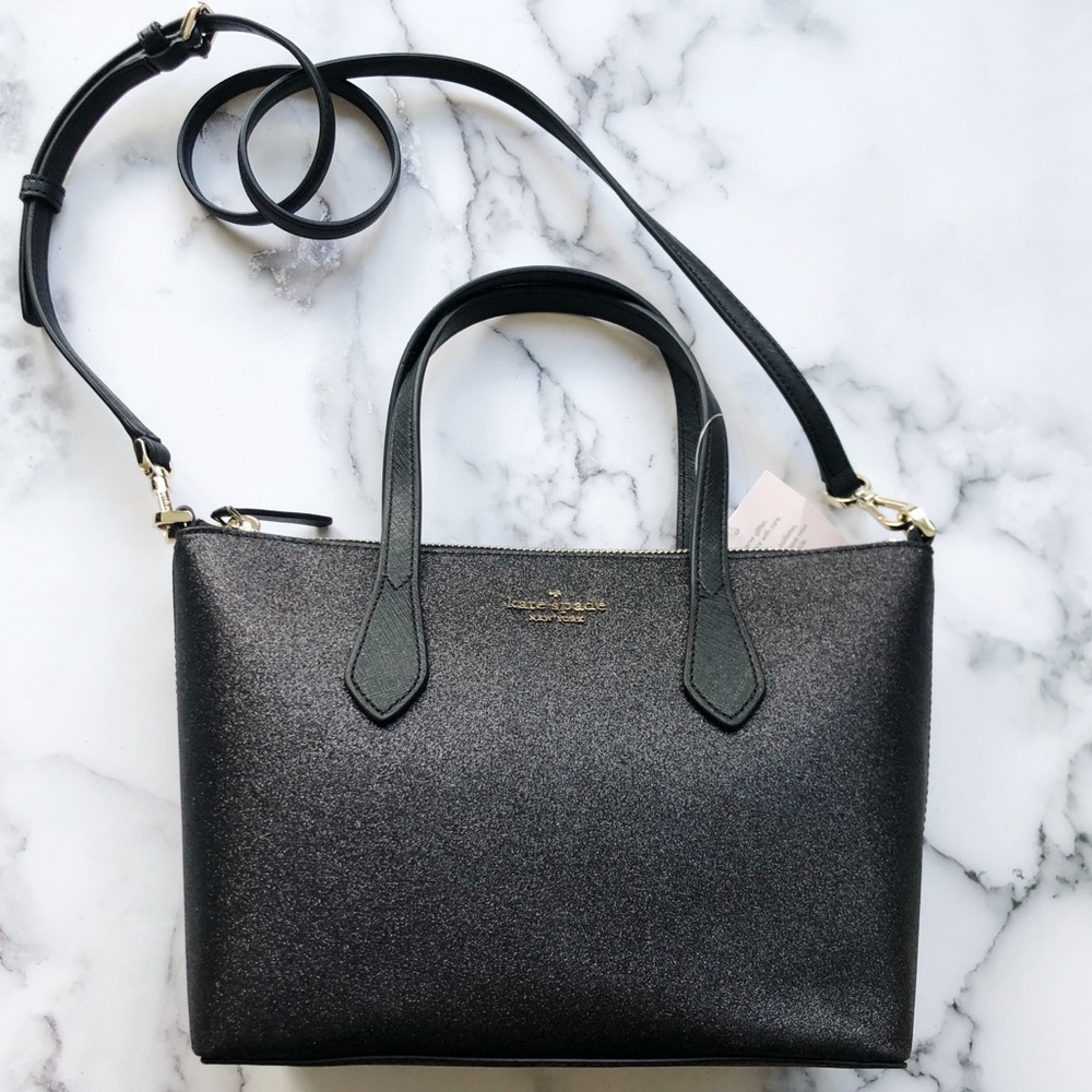 BUNDLE👜👛Kate Spade Glitter Satchel&Wallet NWT - Picture 5 of 8